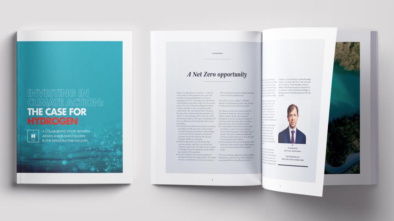 "Investing in Climate Change: The Case for Hydrogen" book cover